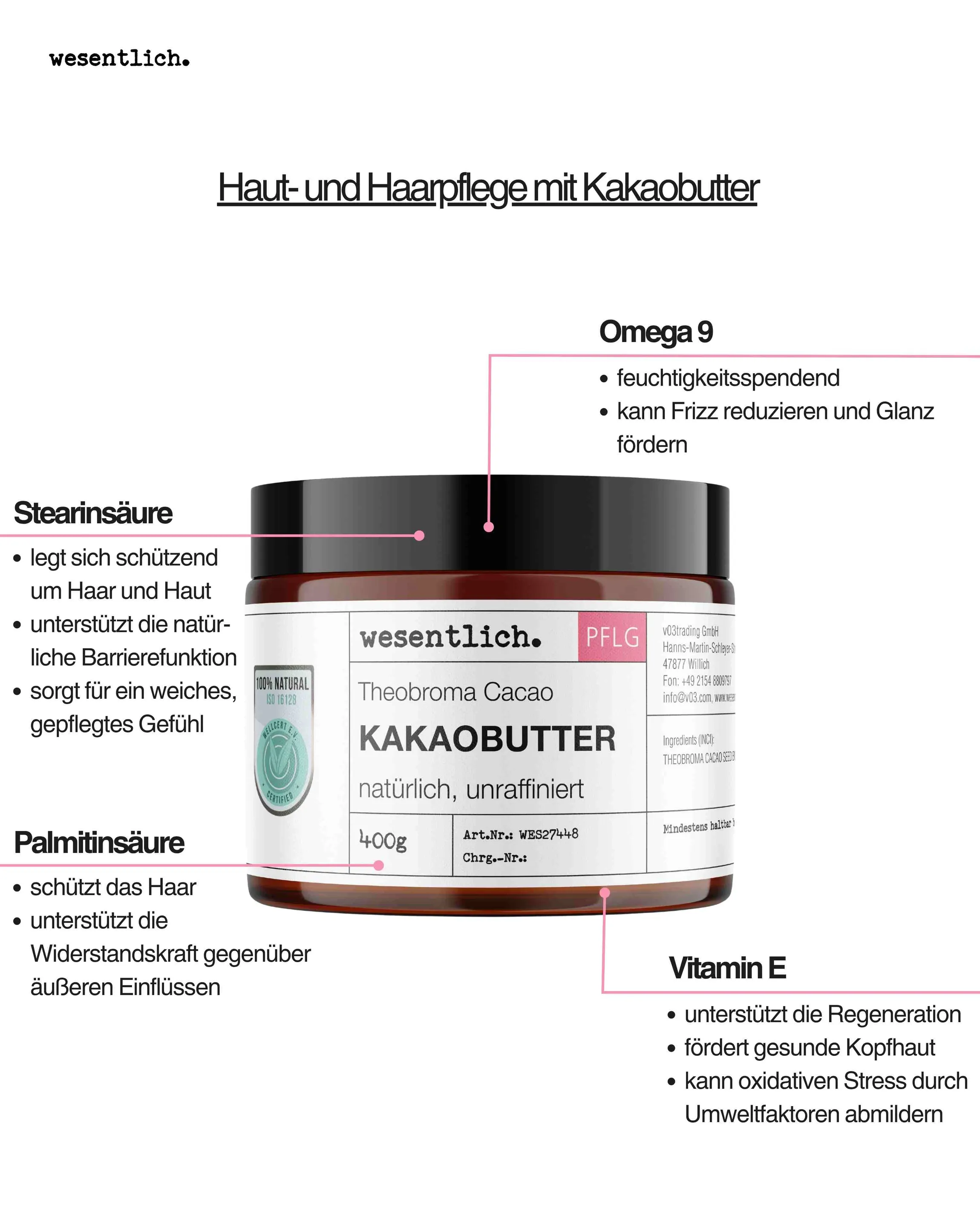 Kakaobutter 400g