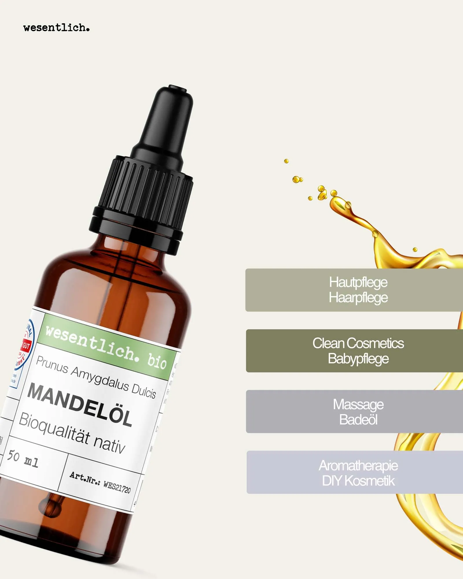 Mandelöl BIO kaltgepresst 50ml