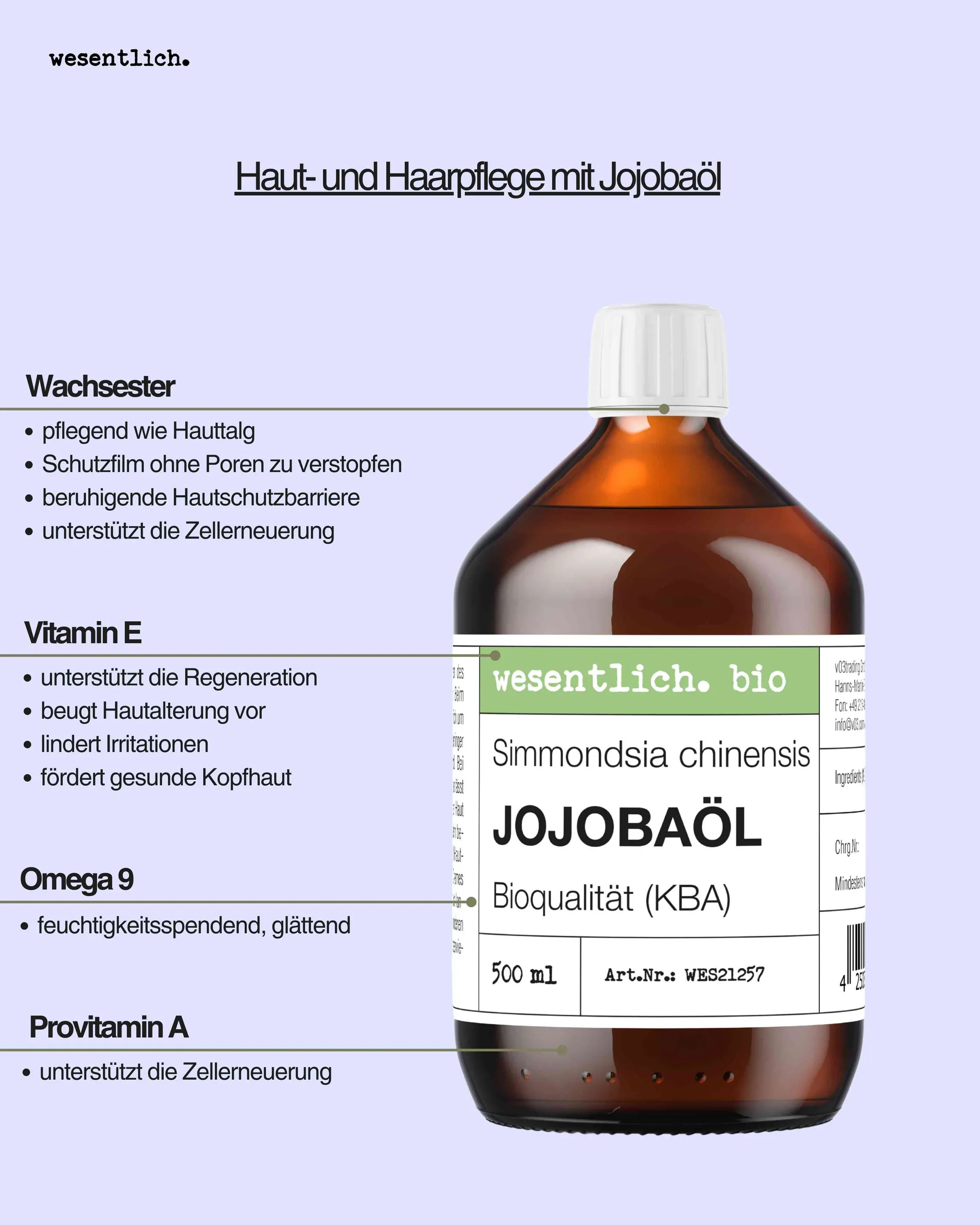 Jojobaöl bio 500ml
