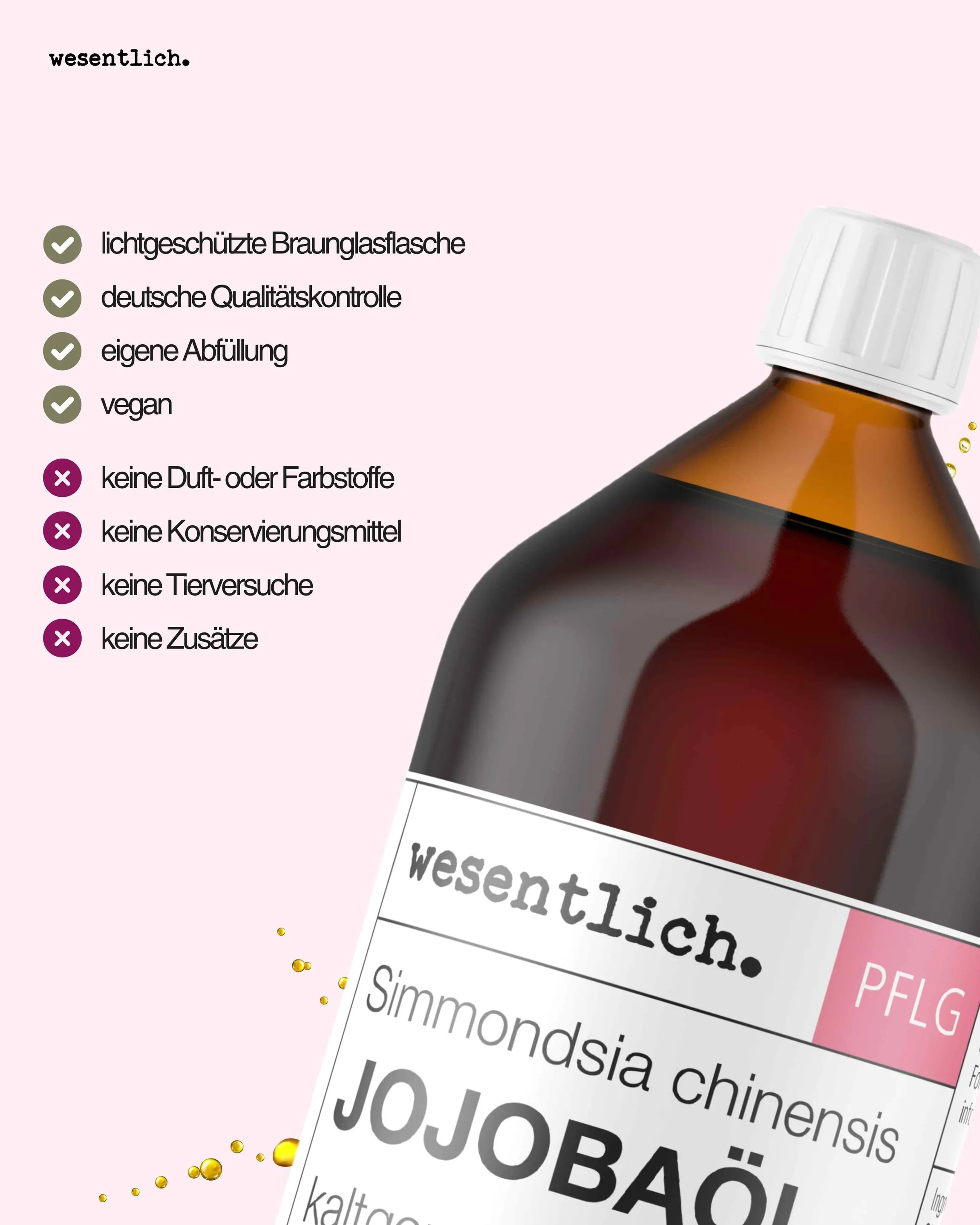 Jojobaöl kaltgepresst 1000ml