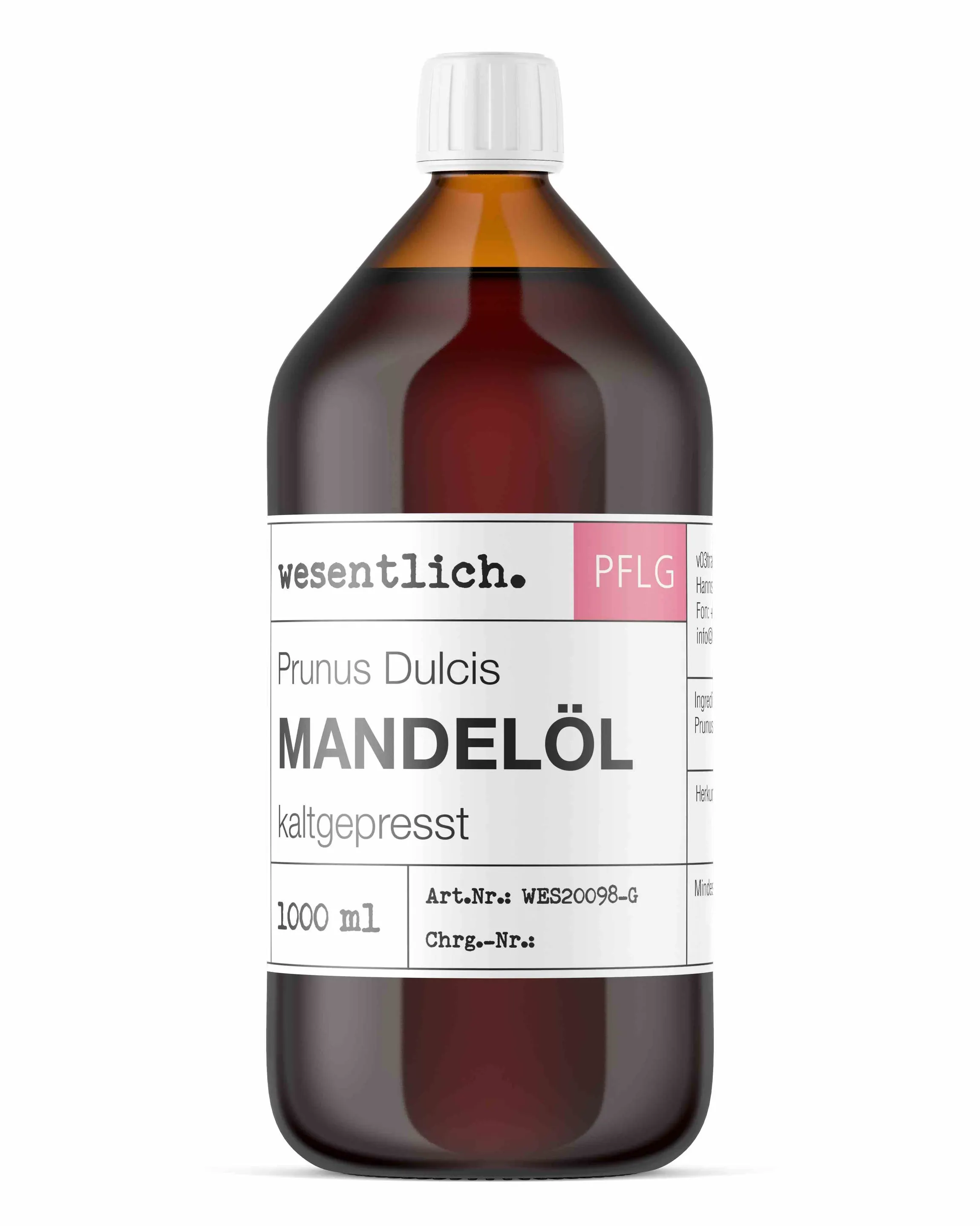 Mandelöl kaltgepresst 1000ml