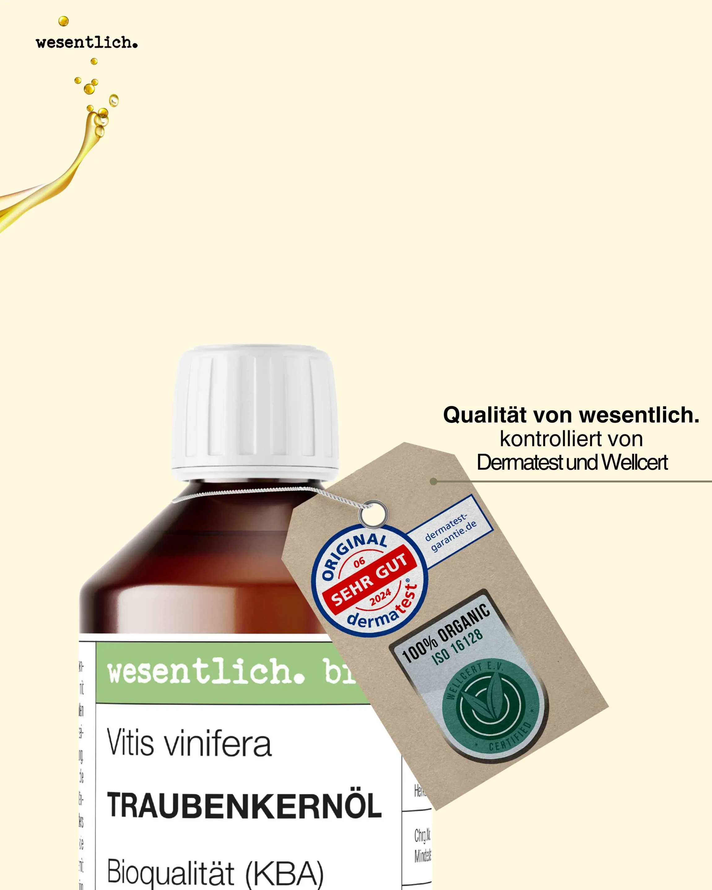 Traubenkernöl BIO kaltgepresst 250ml