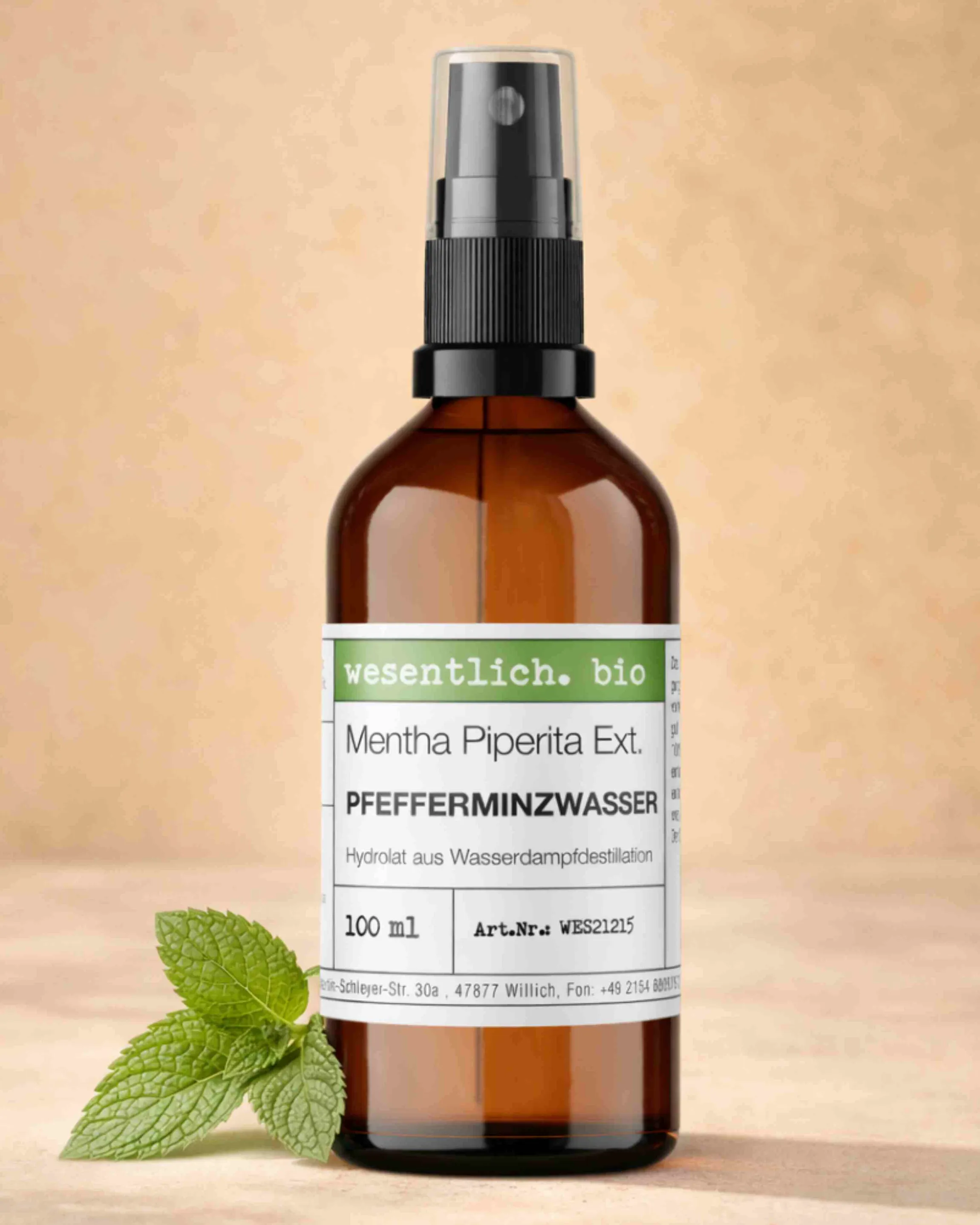 Pfefferminzwasser bio