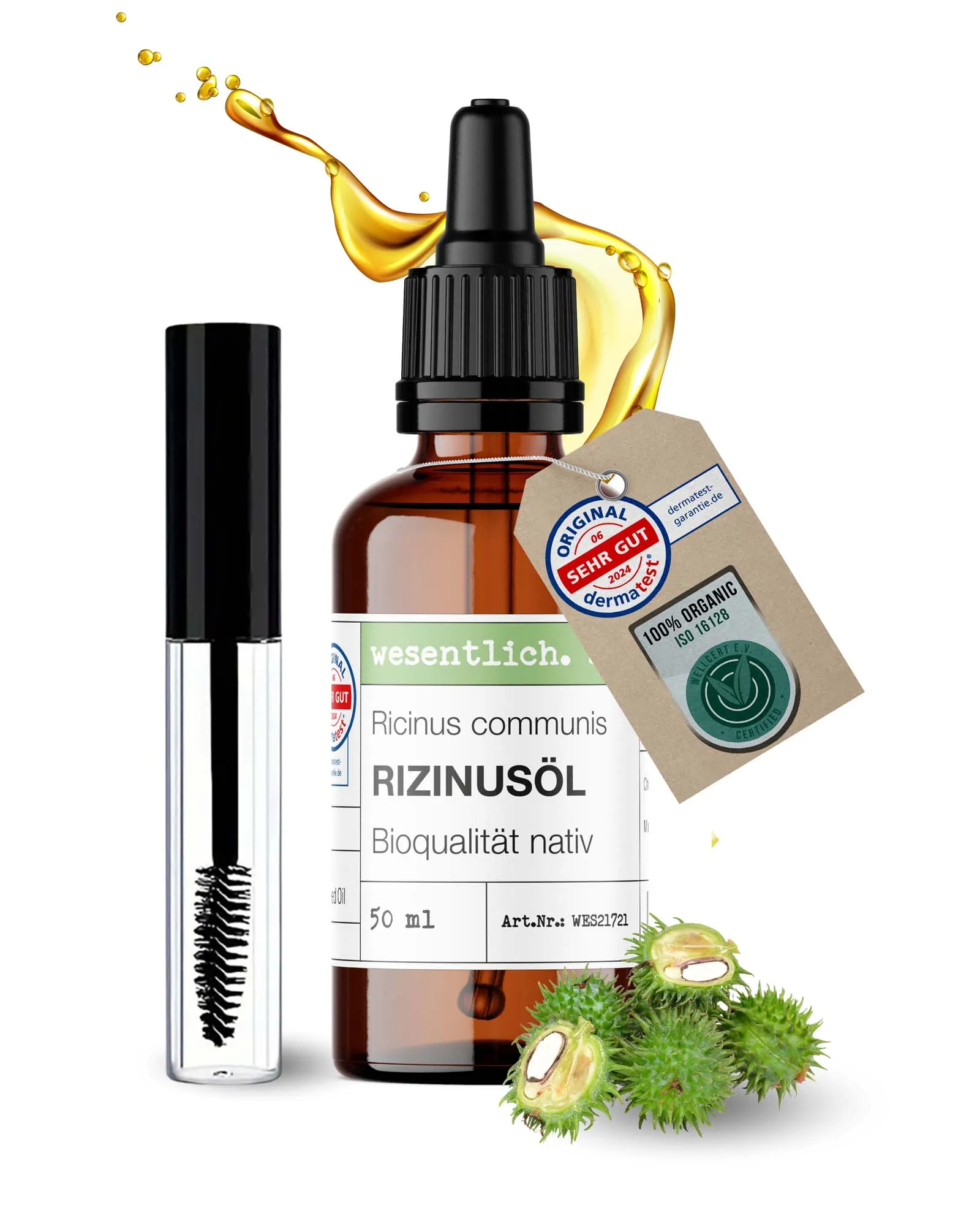 Rizinusöl BIO kaltgepresst 50ml