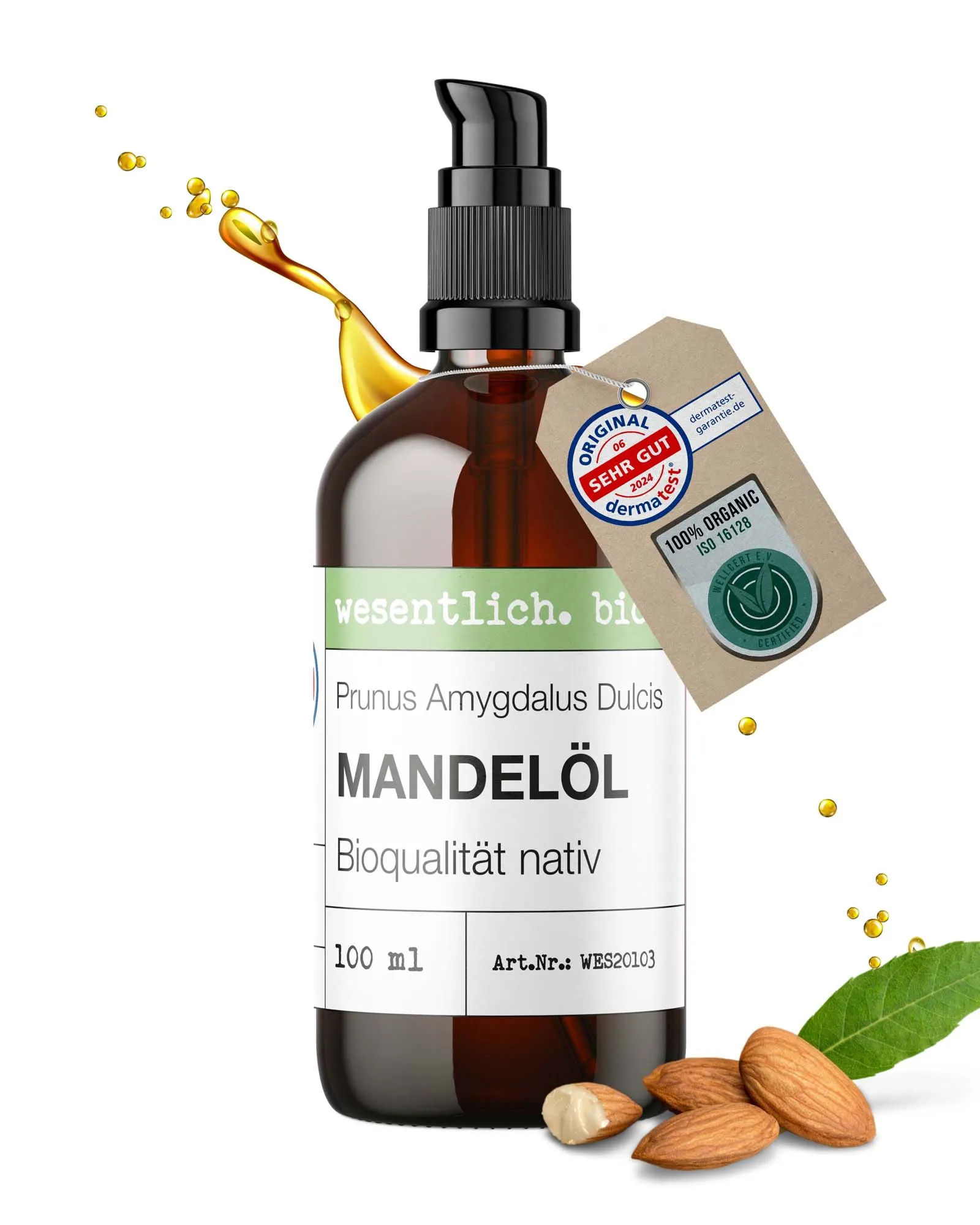 Mandelöl BIO kaltgepresst 100ml